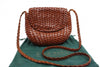 Vintage Cole Haan Woven Leather Handbag 