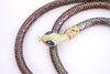 Vintage 70's Rainbow Metal Snake Belt Necklace
