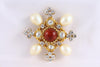 Vintage Gripoix Brooch Attributed to Chanel 