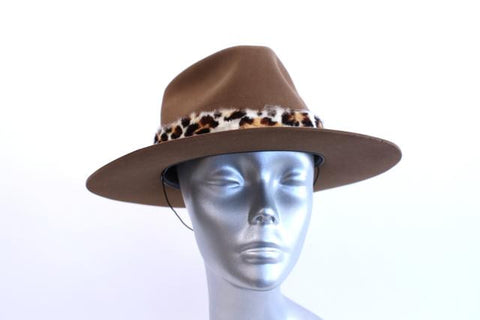Vintage SAKS FIFTH AVENUE Hat w/Fur Trim