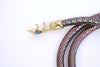 Vintage 70's Rainbow Metal Snake Belt Necklace