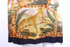 Vintage Ferragamo Silk Exotic Animal Print Scarf