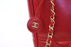Vintage Chanel Red Tote Bag