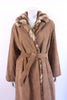 Vintage Ultra Suede & Mink Fur Coat