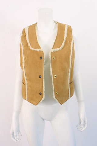 Vintage 70's Shearling Vest