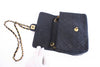 Vintage Chanel Black Small Flap Handbag 