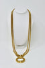 Vintage CHANEL Double Chain Necklace or Belt Magnifying Glass