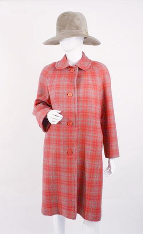 Vintage 60's AQUASCUTUM Tweed Coat
