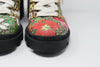 GUCCI Logo Floral Combat Boots