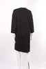 Vintage ADRIENNE VITTADINI Black Wool Toggle Dress