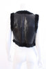 Vintage Chanel Rabbit Fur Leather Vest
