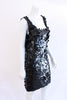 Vintage Black Paillette Dress