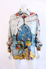 Vintage Hermes Kachina Christopher Columbus Silk Jacket 
