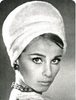 Vintage 60's Couture CHRISTIE Silk Scarf Hat