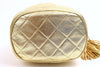 Authentic Vintage Chanel Gold Handbag 
