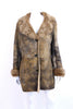 Vintage Shearling Sheepskin Fur Coat 