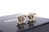 Authentic Chanel Silver CC Earrings