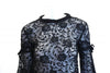1960s Black Sheer Lace Dress