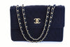 Rare Vintage Chanel Black Flap Bag 