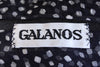 Vintage 70's GALANOS Polka Dot Maxi Dress