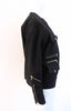 Vintage Chanel Black Denim Jacket 