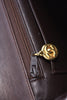 Interior zipper of Chanel flap bag