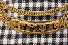 Vintage Chanel Nameplate Belt Necklace 