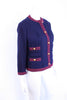 Vintage Boucle Jacket with Lion Buttons