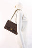 Vintage Chanel Chevron Brown Double Flap Bag 