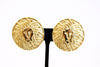 vintage anne klein lion earrings