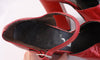 Vintage Sacha red metallic platform shoes