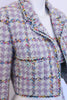 Vintage Chanel Rainbow Boucle Jacket Set 