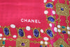 Vintage Chanel Gripoix Print Silk Scarf 