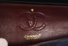 Vintage Chanel Black Lambskin Double Flap Bag 