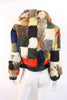 Vintage Rainbow Fur Jacket