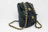 Vintage CHANEL Black Duma Backpack