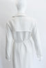 Vintage GEOFFREY BEENE White Linen Shirt Dress