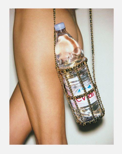 CHANEL WATER BOTTLE LAMBSKIN LEATHER BUCKLE BAG -FULL SET-, Luxury, Bags &  Wallets on Carousell