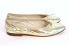 Vintage Chanel Gold Ballet Flats