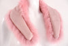 Vintage Pink Fox Fur Collar