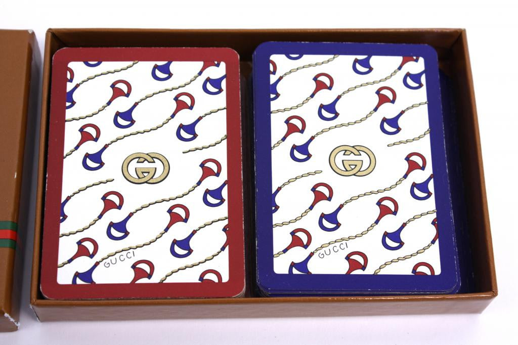 Vintage GUCCI Double Deck Playing Cards at Rice and Beans Vintage