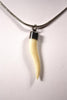 Vintage Sterling Silver & Tooth Necklace