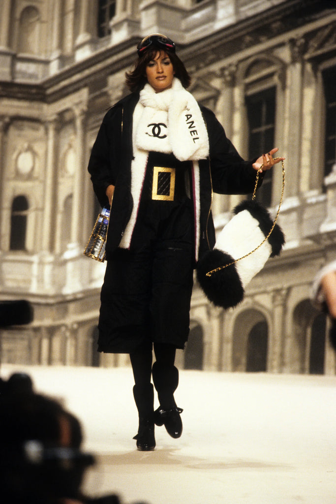 Vintage Yves Saint Laurent Faux Fur Bag