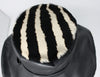 Vintage 70's Leather & Zebra Hat 