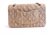 Authentic Chanel Gold Tweed 2.55 Double Flap Bag 