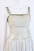 Vintage 60's ESTELLE ALLARDALE Beaded Fringe Dress