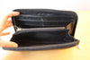 CHANEL Black Caviar Leather CC Zipper Accordion Wallet
