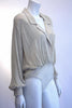 Vintage DONNA KARAN Beaded Silk Bodysuit