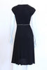 1970s STEPHEN BURROWS Black Jersey Dress