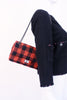Chanel plaid double flap bag 